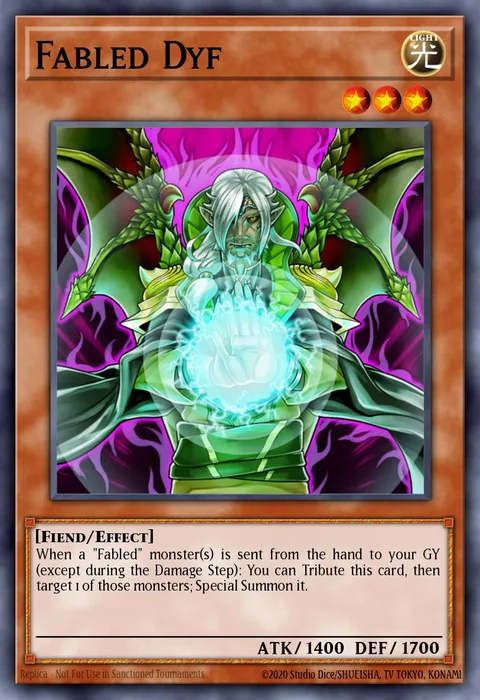 Fabled Dyf trading card