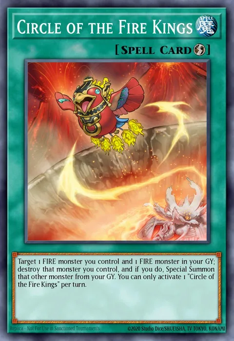 Circle of the Fire Kings trading card