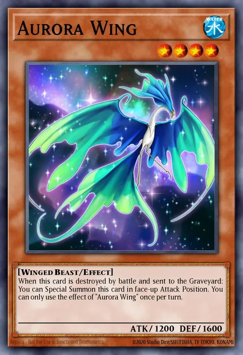 Aurora Wing trading card
