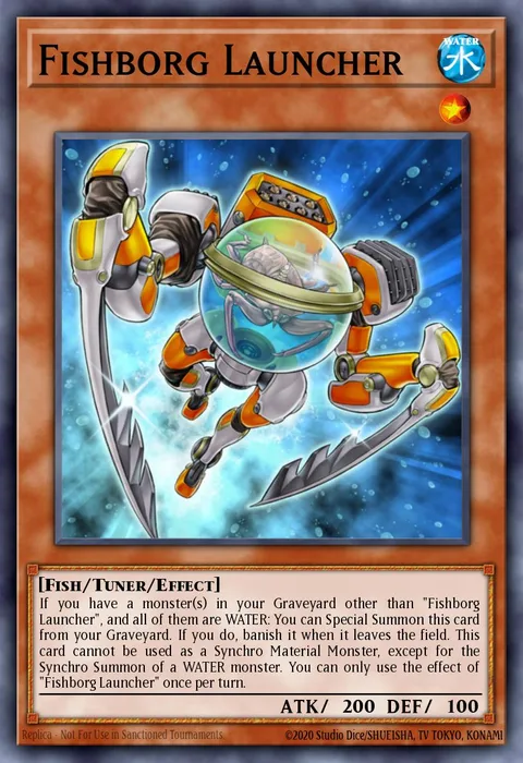 Fishborg Launcher trading card