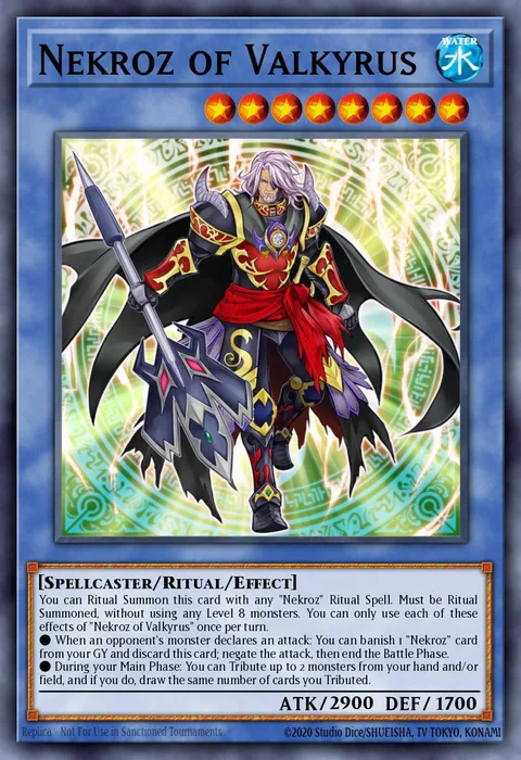 Nekroz of Valkyrus trading card
