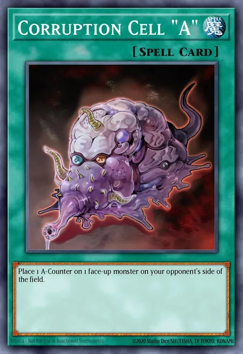 Corruption Cell "A" trading card
