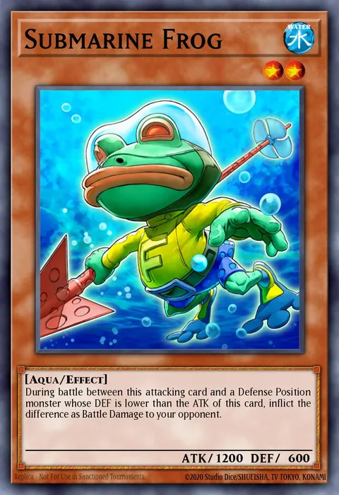 Submarine Frog trading card