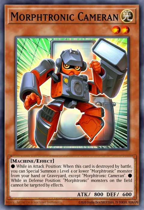 Morphtronic Cameran trading card