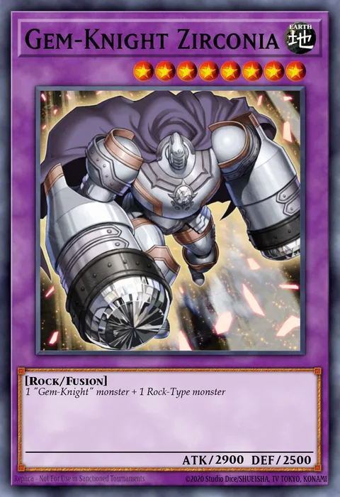 Gem-Knight Zirconia trading card