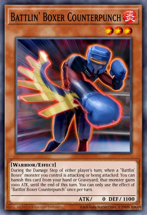 Battlin' Boxer Counterpunch trading card
