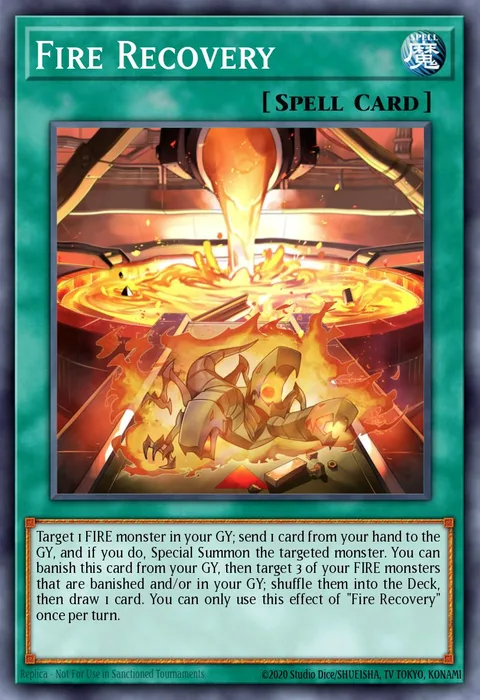 Fire Recovery trading card