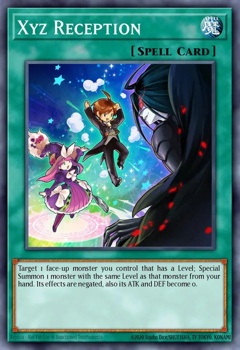Xyz Reception trading card