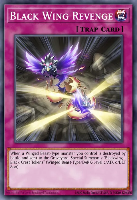 Black Wing Revenge trading card