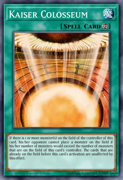 Kaiser Colosseum trading card