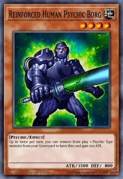 Reinforced Human Psychic Borg trading card
