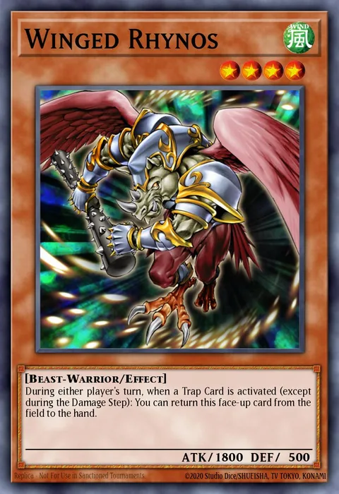 Winged Rhynos trading card