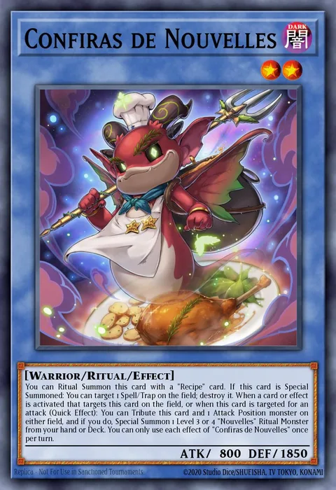 Confiras de Nouvelles trading card