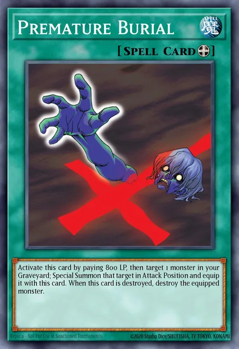 Premature Burial trading card