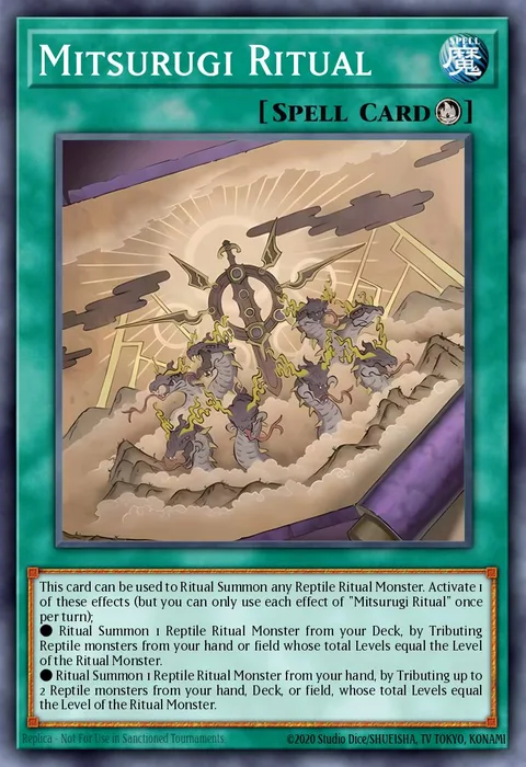 Mitsurugi Ritual trading card