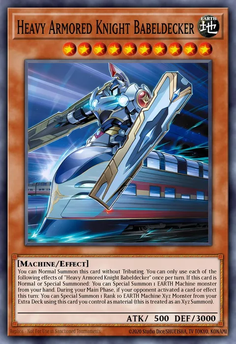 Heavy Armored Knight Babeldecker trading card