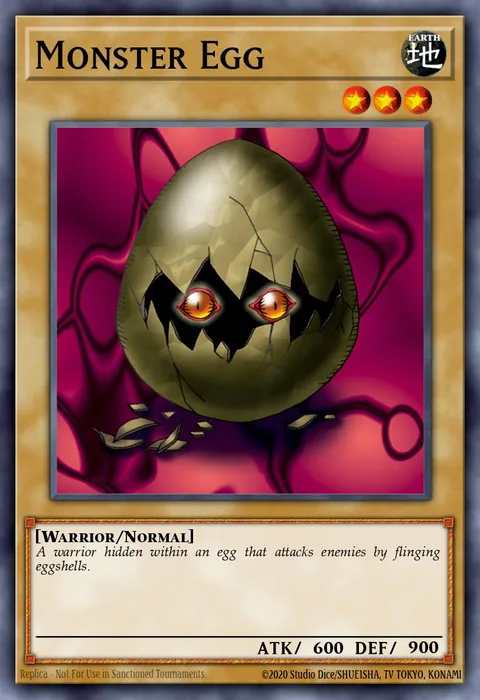 Monster Egg trading card