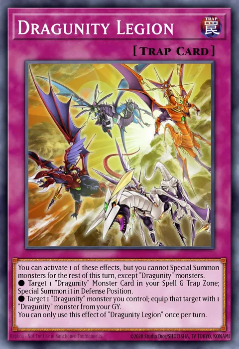 Dragunity Legion trading card