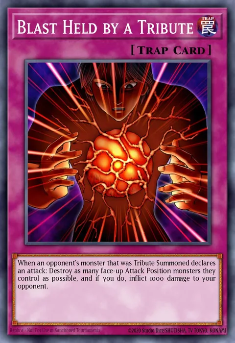 Blast Held by a Tribute trading card