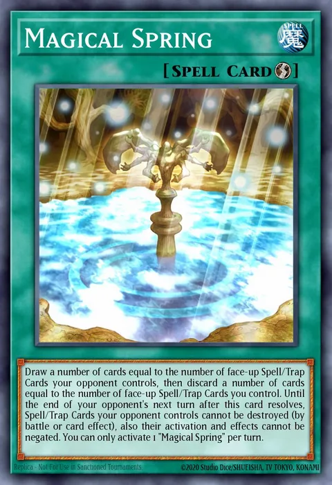 Magical Spring trading card