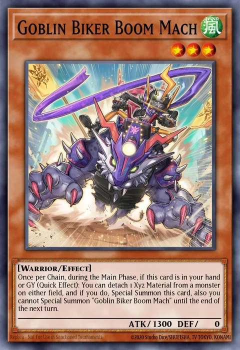 Goblin Biker Boom Mach trading card
