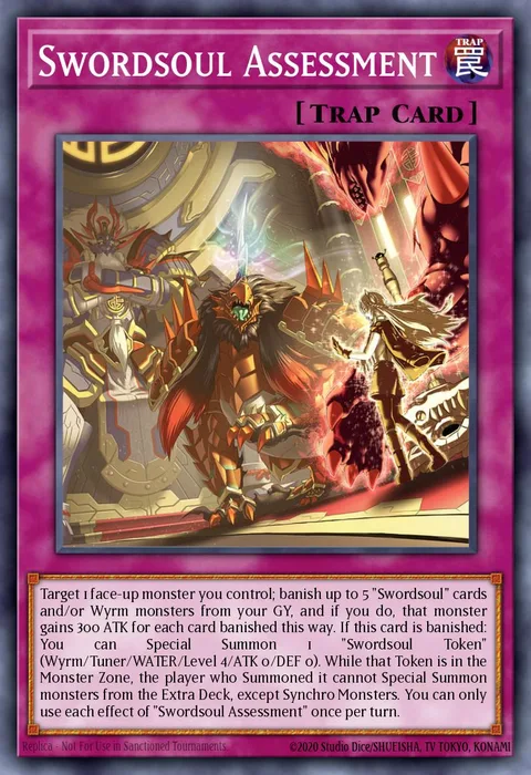 Swordsoul Assessment trading card