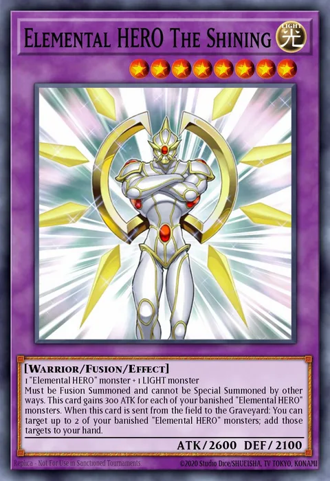 Elemental HERO The Shining trading card