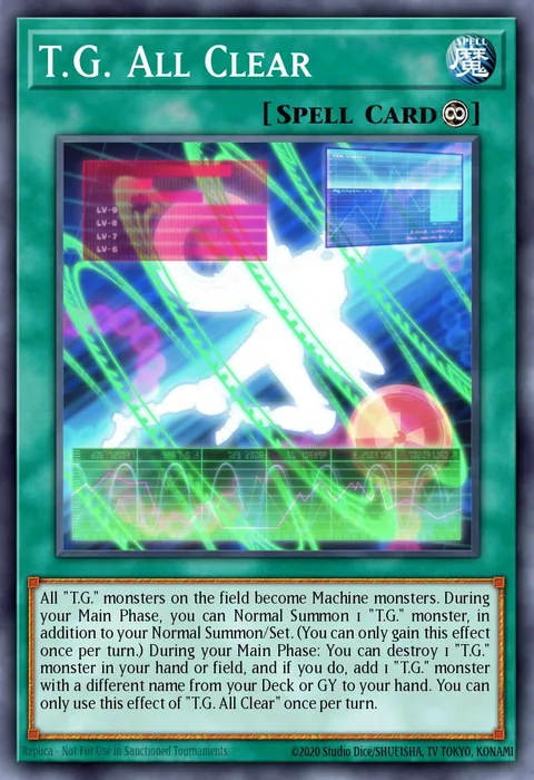 T.G. All Clear trading card