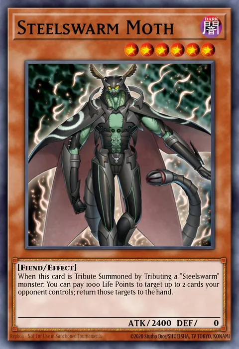 Steelswarm Moth trading card