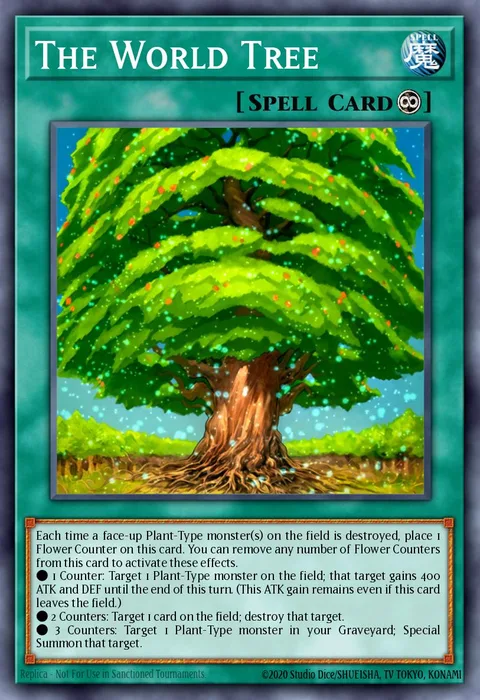The World Tree trading card