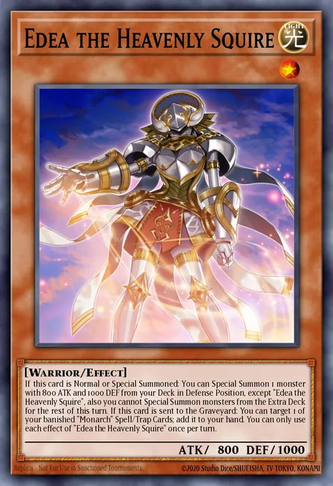 Edea the Heavenly Squire trading card