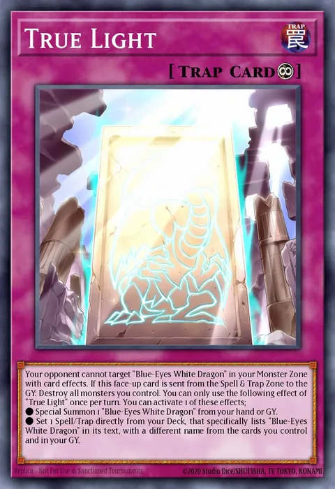 True Light trading card