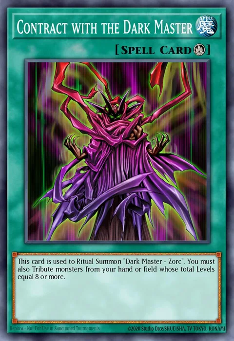 Contract with the Dark Master trading card