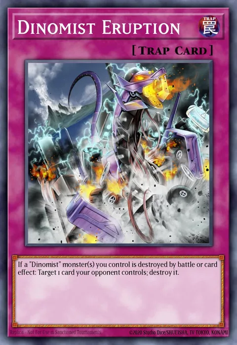 Dinomist Eruption trading card