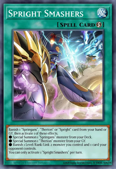 Spright Smashers trading card
