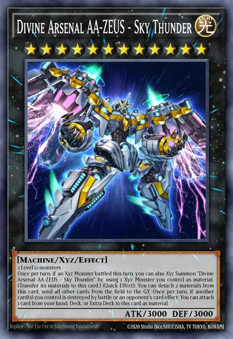 Divine Arsenal AA-ZEUS - Sky Thunder trading card