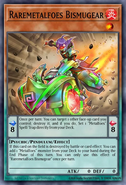 Raremetalfoes Bismugear trading card