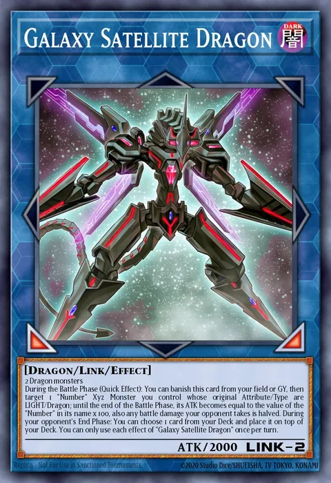 Galaxy Satellite Dragon trading card