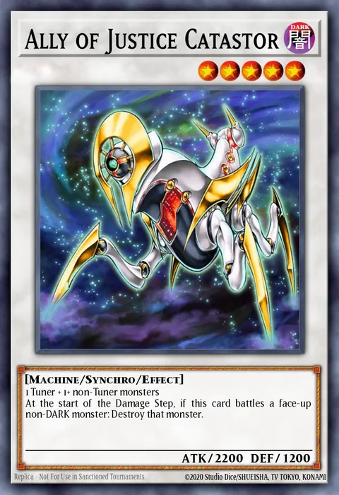 Ally of Justice Catastor trading card