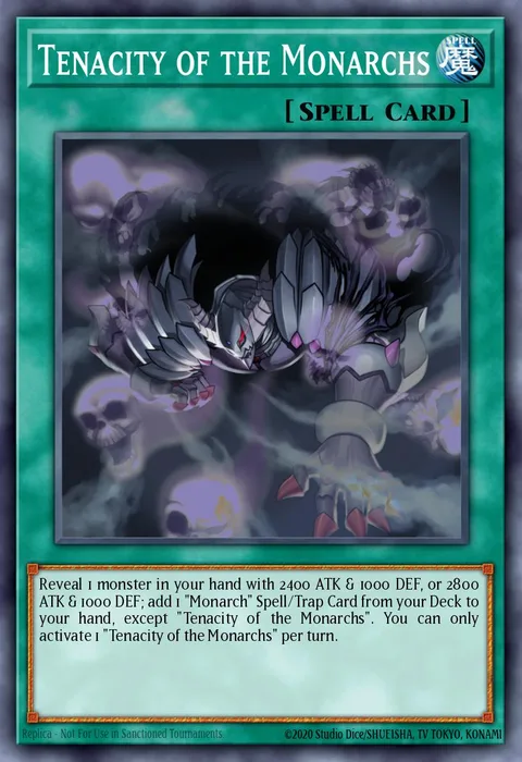 Tenacity of the Monarchs trading card