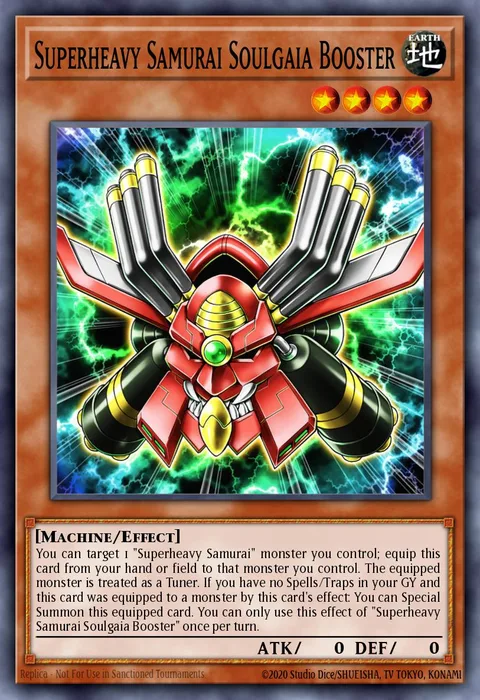 Superheavy Samurai Soulgaia Booster trading card