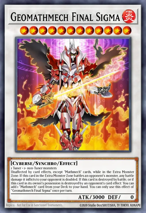 Geomathmech Final Sigma trading card