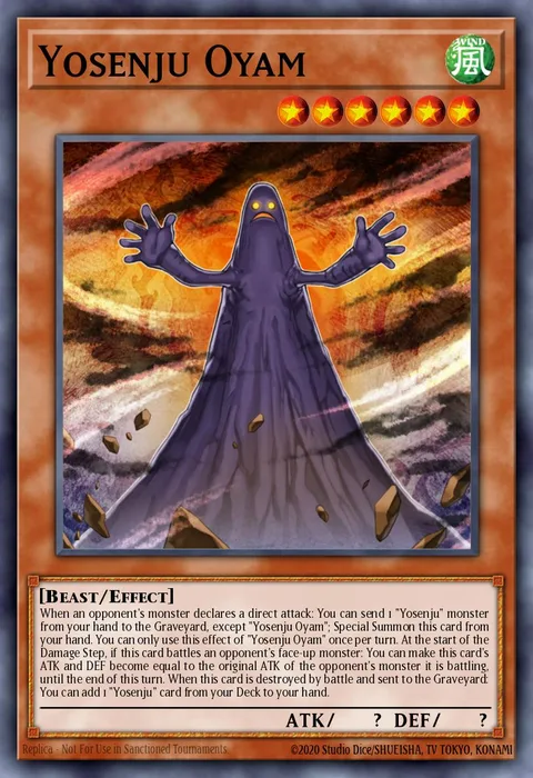 Yosenju Oyam trading card