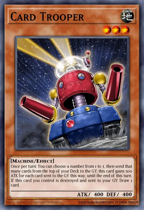 Card Trooper trading card
