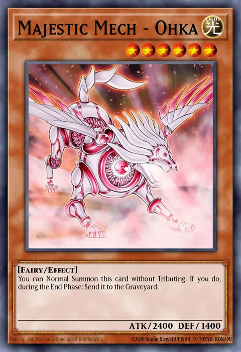Majestic Mech - Ohka trading card