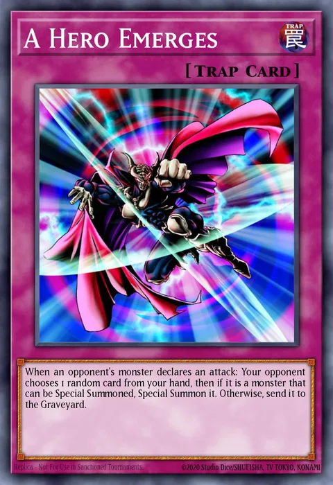 A Hero Emerges trading card