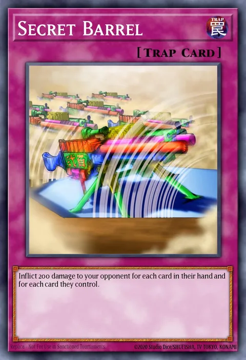Secret Barrel trading card