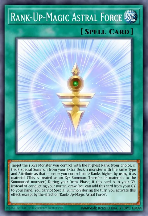 Rank-Up-Magic Astral Force trading card