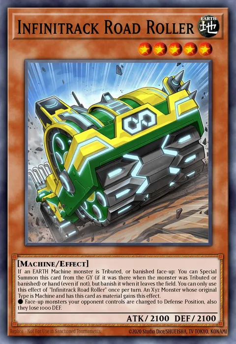 Infinitrack Road Roller trading card