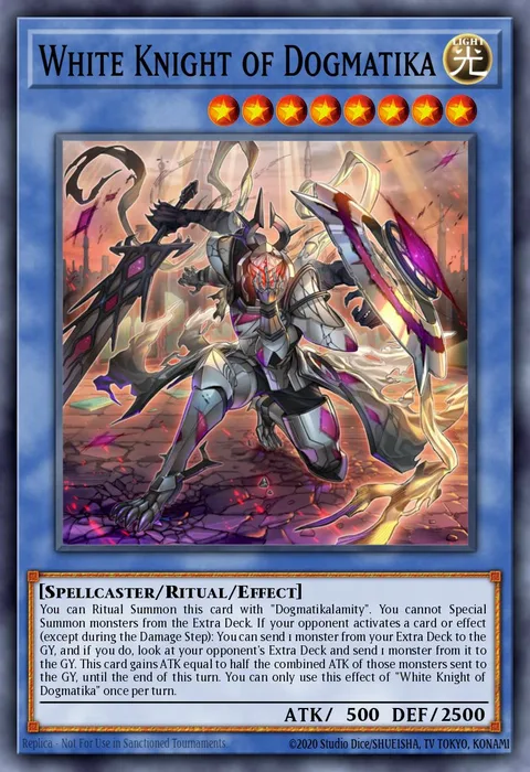 White Knight of Dogmatika trading card
